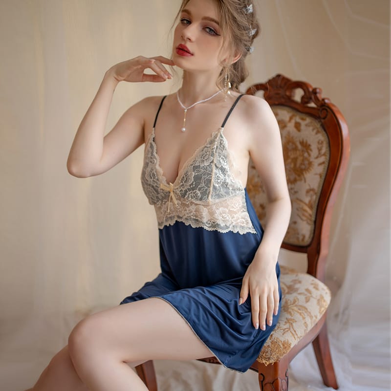 Babydoll Lingerie - Lace Trim Slip